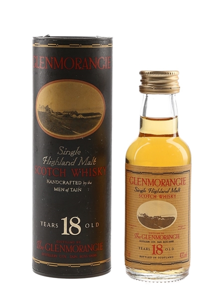 Glenmorangie 18 Year Old Bottled 1990s 5cl / 43%