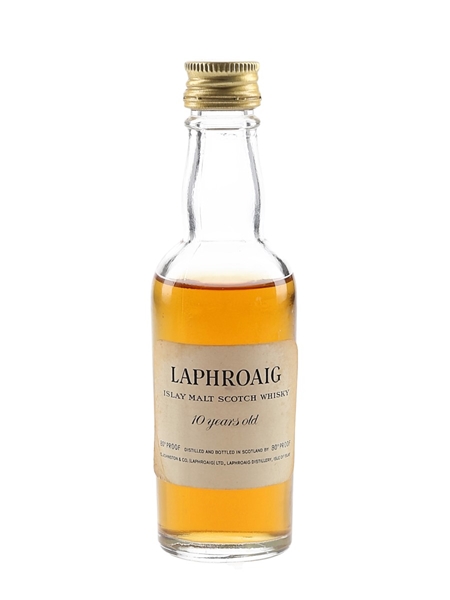 Laphroaig 10 Year Old Bottled 1960s 5cl / 46%