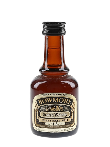 Bowmore 12 Year Old Bottled 1980s 5cl / 43%