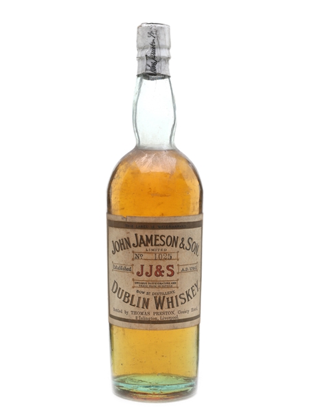 John Jameson & Son Bottled 1891-1906 - Thomas Preston 75cl / 40%