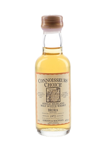 Brora 1972 Connoisseurs Choice Bottled 1990s - Gordon & MacPhail 5cl / 40%