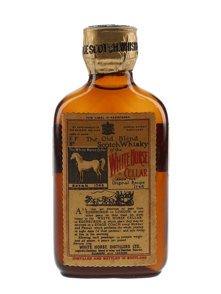 White Horse Bottled 1940s-1950s 5cl / 40%