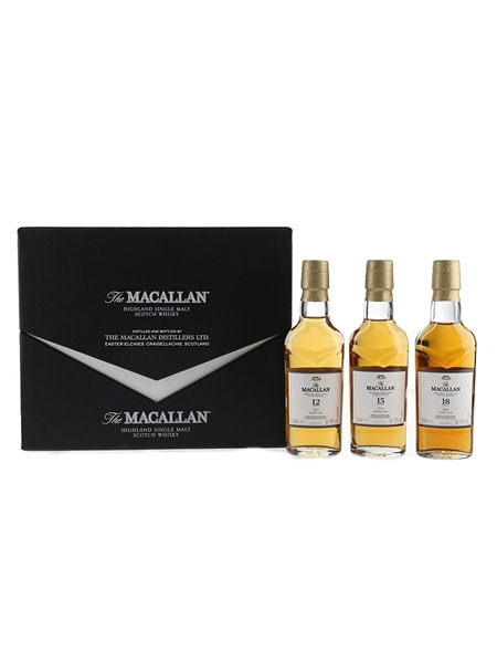 Macallan Double Cask 12, 15 & 18 Year Old Tasting Experience Set 3 x 5cl