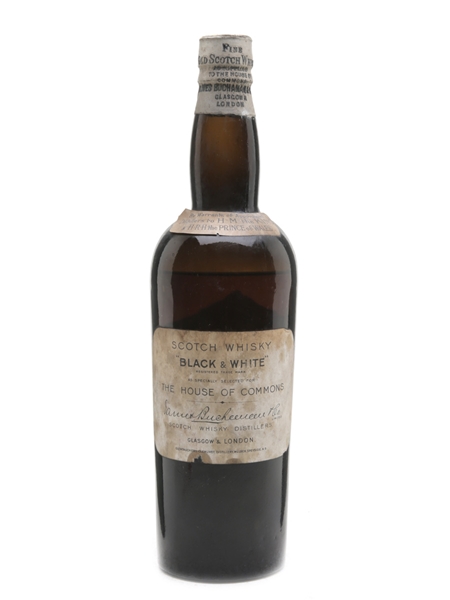 Black & White Bottled 1900s - House Of Commons 75cl / 40%