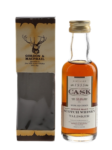 Talisker 1955 Cask Strength Bottled 1993 - Gordon & MacPhail 5cl / 53.6%