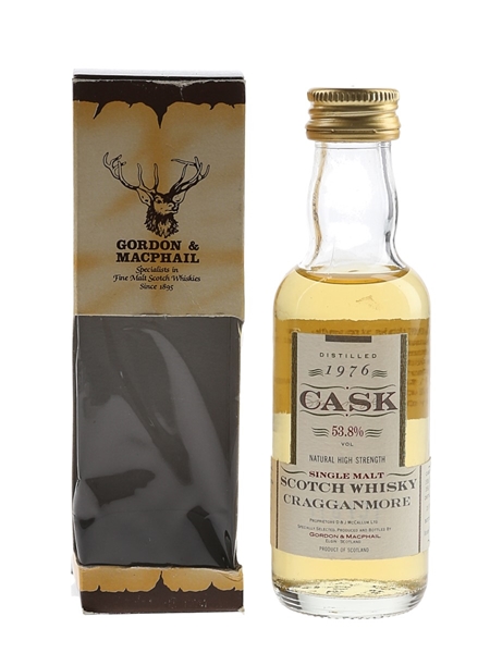 Cragganmore 1976 Cask Strength Bottled 1993 - Gordon & MacPhail 5cl / 53.8%