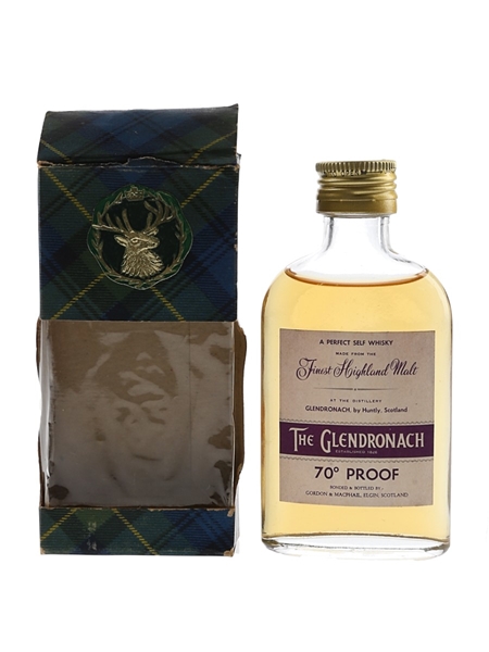 Glendronach 70 Proof - A Perfect Self Bottled 1970s - Gordon & MacPhail 5cl / 40%