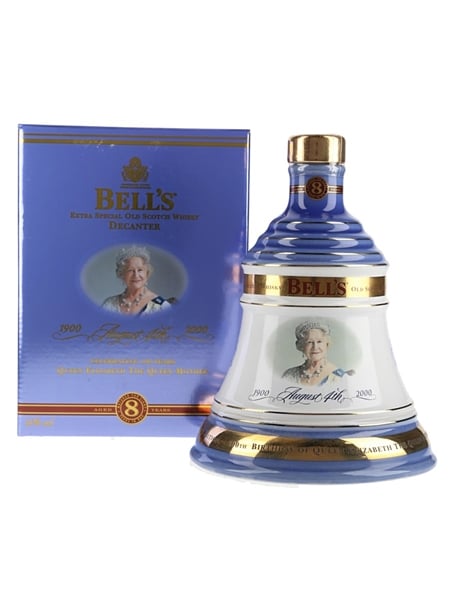 Bell's 8 Year Old Ceramic Decanter The Queen Mother's 100th Birthday 70cl / 40%