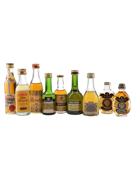 Assorted Brandy  9 x 5cl