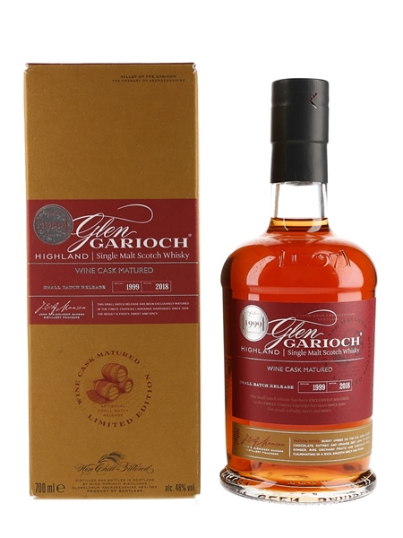 Glen Garioch 1999 Wine Cask Matured Bottled 2018 70cl / 48%