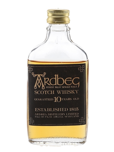 Ardbeg 10 Year Old Bottled 1970s 5cl