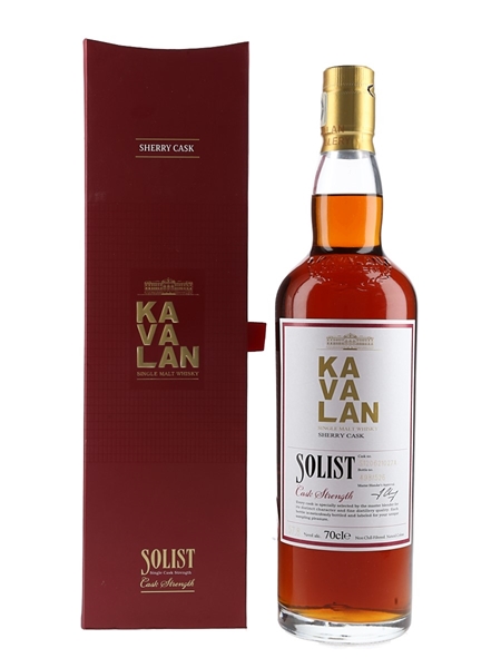 Kavalan Solist Sherry Cask 2012 Bottled 2018 70cl / 57.8%