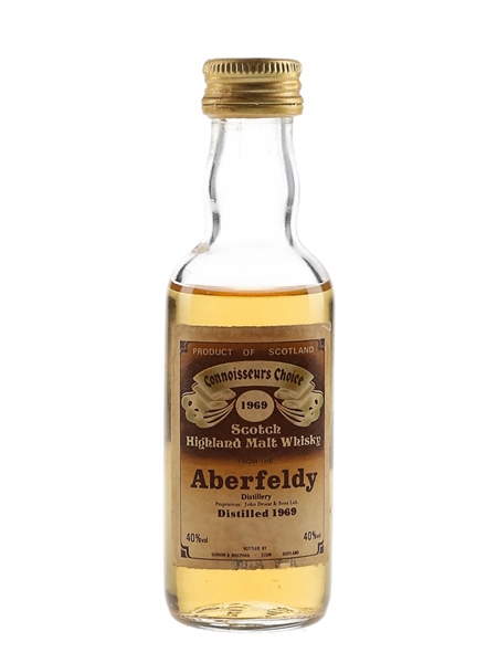 Aberfeldy 1969 Connoisseurs Choice Bottled 1980s - Gordon & MacPhail 5cl / 40%