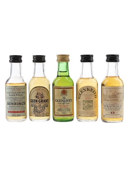 Assorted Single Malt Scotch Whisky  5 x 5cl