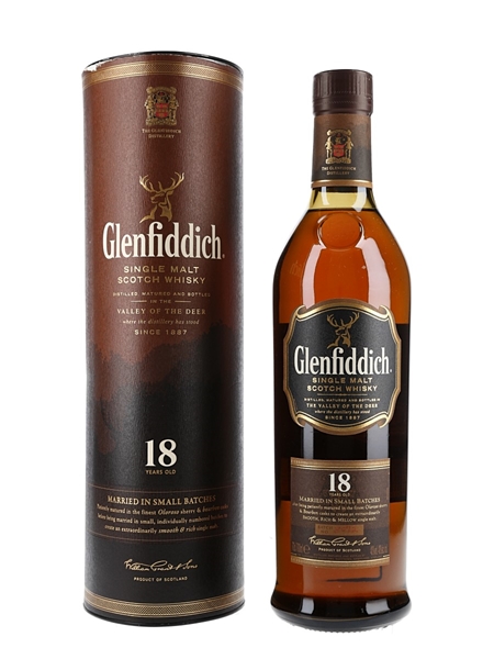 Glenfiddich 18 Year Old Batch Number 8072 70cl / 40%