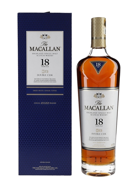 Macallan 18 Year Old Double Cask Annual 2022 Release 70cl / 43%