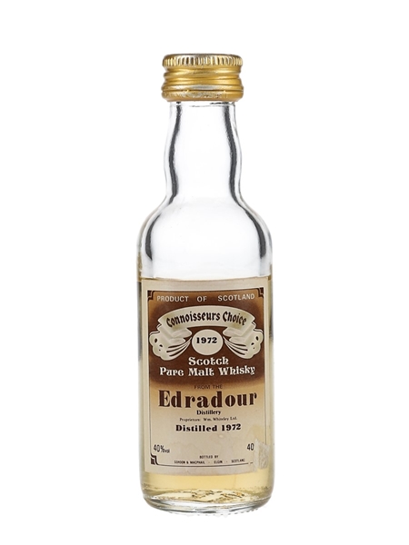 Edradour 1972 Connoisseurs Choice Bottled 1980s - Gordon & MacPhail 5cl / 40%