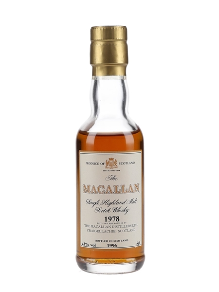 Macallan 1978 Bottled 1996 5cl / 43%