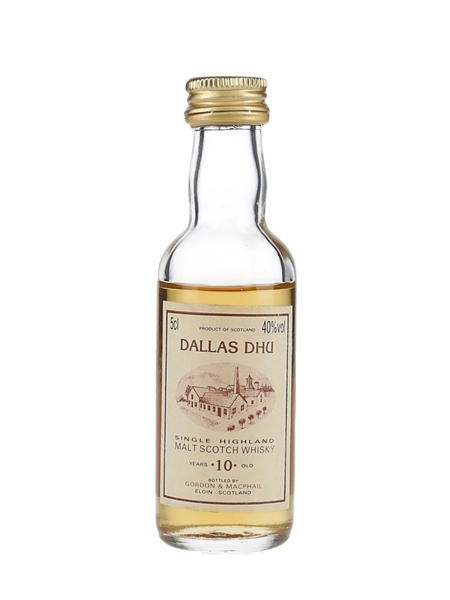 Dallas Dhu 10 Year Old Bottled 1989 - Gordon & MacPhail 5cl / 40%