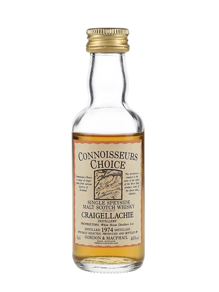 Craigellachie 1974 Connoisseurs Choice Bottled 1994 - Gordon & MacPhail 5cl / 40%