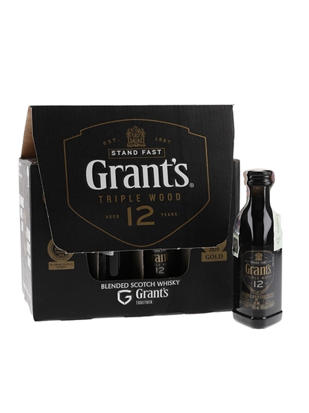 Grant's 12 Year Old Triple Wood  12 x 5cl / 40%