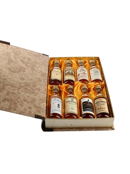 Scotland's Whiskies Set Volume 2 Bottled 1980s - Gordon & MacPhail 8 x 5cl / 40%