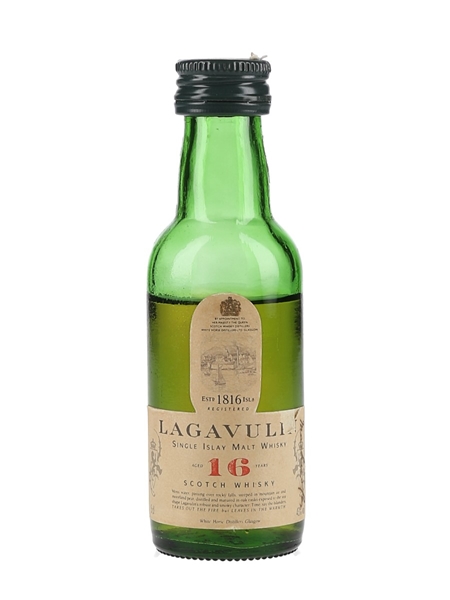 Lagavulin 16 Year Old Bottled 1980s-1990s - White Horse Distillers 5cl / 43%