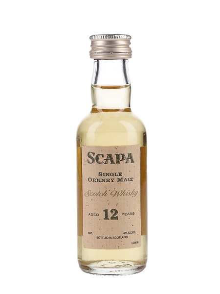 Scapa 12 Year Old Bottled 1990s - Hiram Walker 5cl / 40%