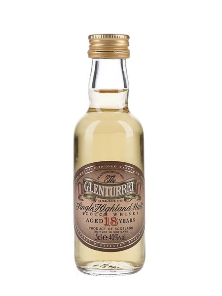 Glenturret 18 Year Old Bottled 1990s 5cl / 40%