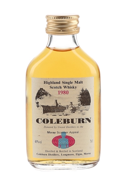 Coleburn 1980 Donated by United Distillers to the Moray Scanner Appeal 5cl / 40%