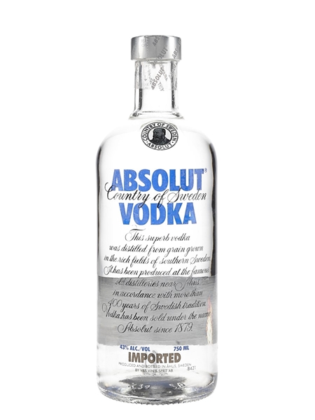 Absolut Vodka  75cl / 43%