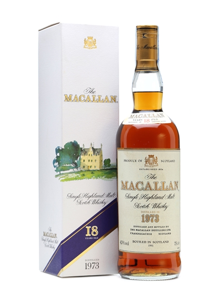Macallan 1973 18 Years Old Bottled 1991 75cl