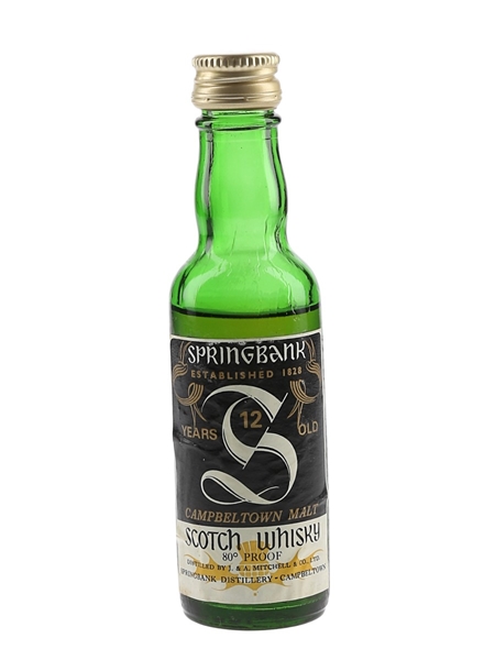 Springbank 12 Year Old Bottled 1970s 5cl / 45.7%