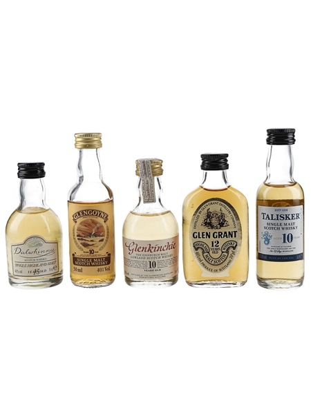 Assorted Single Malt Scotch Whisky  5 x 5cl