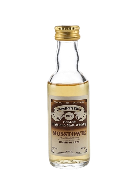 Mosstowie 1970 Connoisseurs Choice Bottled 1980s - Gordon & MacPhail 5cl / 40%