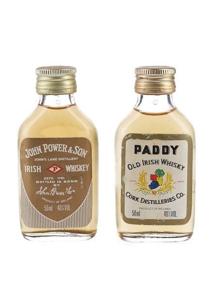 Assorted Irish Whiskey  2 x 5cl