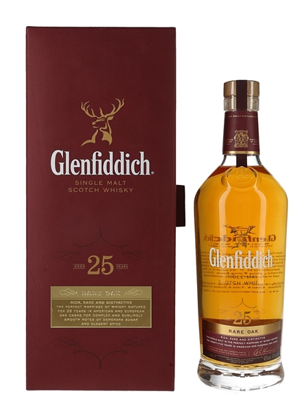 Glenfiddich 25 Year Old Rare Oak  70cl / 43%