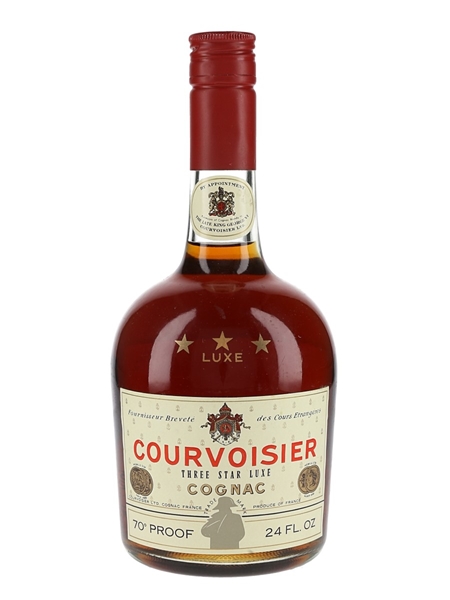 Courvoisier 3 Star Luxe Bottled 1970s 68cl / 40%