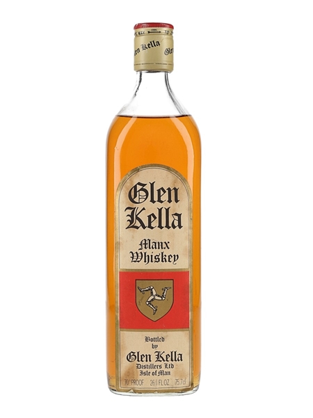 Glen Kella Manx Whiskey Bottled 1980s - Isle of Man 75.7cl / 40%