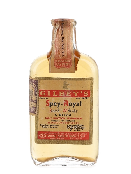 Gilbey's Spey Royal Bottled 1940s-1950s - National Distillers Products Corp. 4.7cl / 43.4%