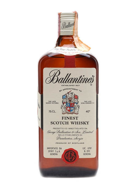 Ballantine's Finest Bottled 1980s 75cl / 40%