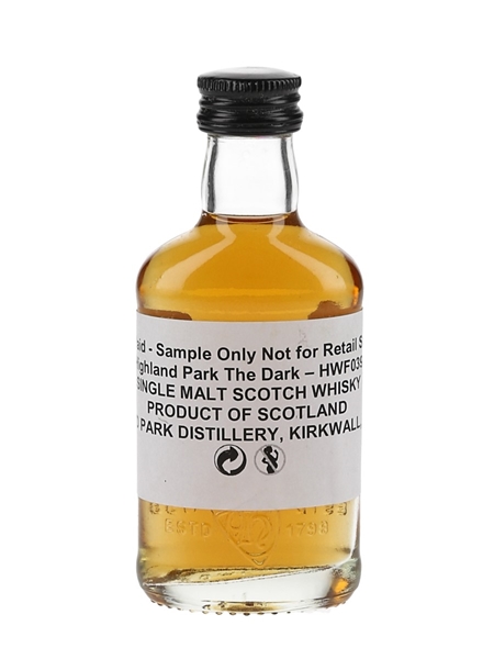 Highland Park The Dark 17 Year Old Trade Sample 5cl / 52.9%