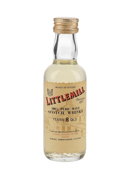 Littlemill 8 Year Old Bottled 1980s 5cl