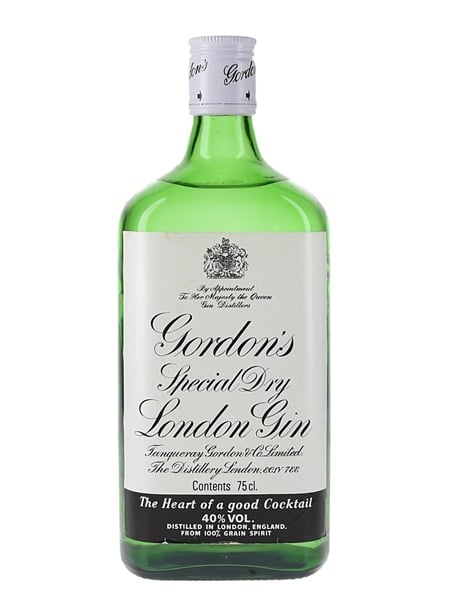 Gordon's Special Dry London Gin Bottled 1980s 75cl / 40%