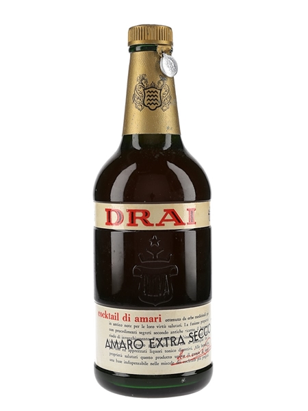 Saronno Drai Amaro Extra Secco Bottled 1950s 100cl / 30%