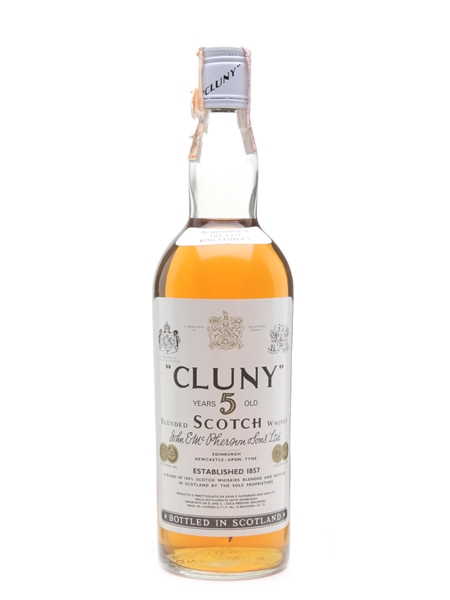 Cluny 5 Year Old Bottled 1980s - D & C Zola 75cl / 40%