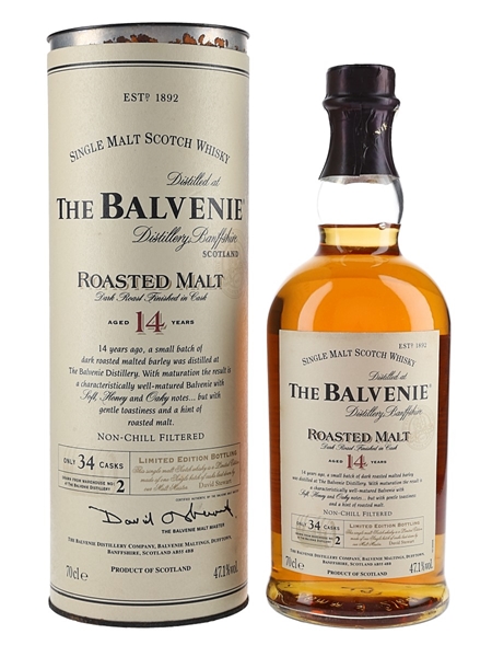 Balvenie 14 Year Old Roasted Malt  70cl / 47.1%