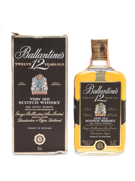 Ballantine's 12 Year Old - Lot 18309 - Buy/Sell Blended Whisky Online