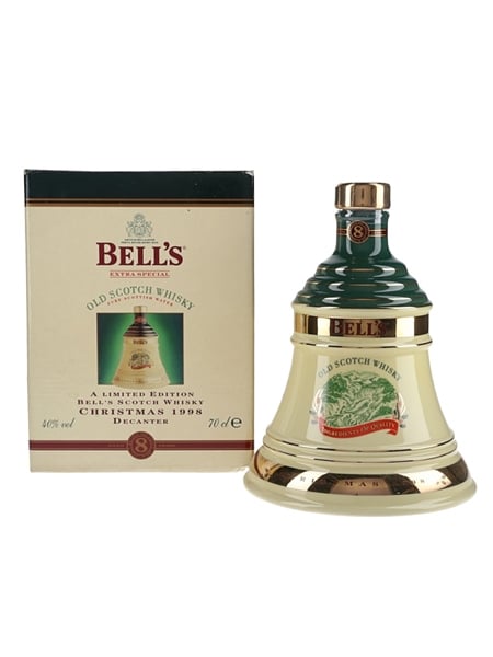 Bell's Christmas 1998 Ceramic Decanter Ingredients of Quality 70cl / 40%