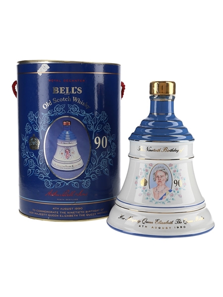 Bell's Ceramic Decanter The Queen Mother's 90th Birthday 75cl / 43%